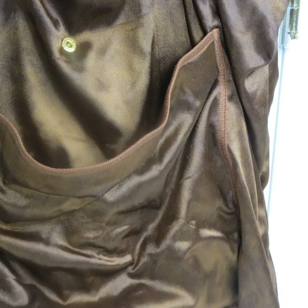 FENDI SAS. ROMA made in Italy Leather Golden Huge Bag Rare Piece